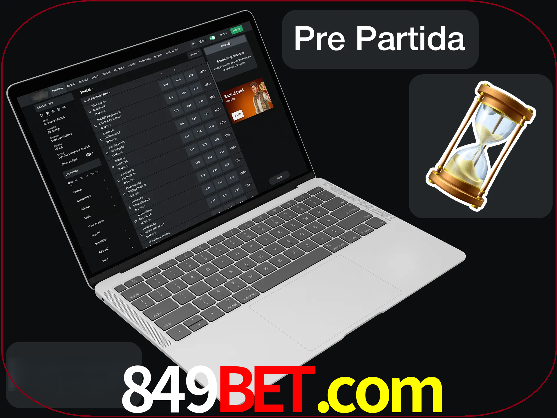 Fazer apostas em partidas futuras.